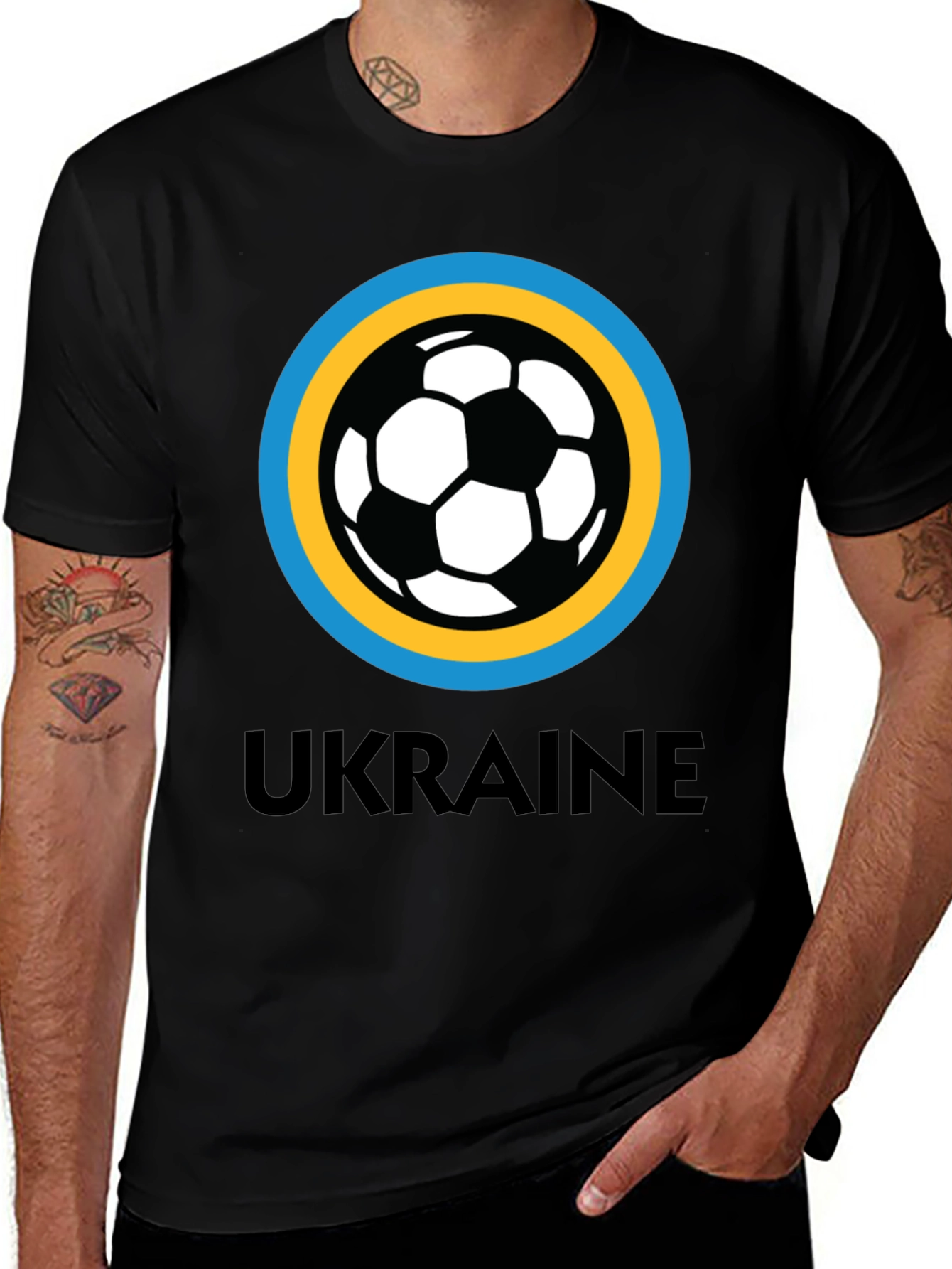 Camiseta Ucrania Fútbol - Diseño Exclusivo