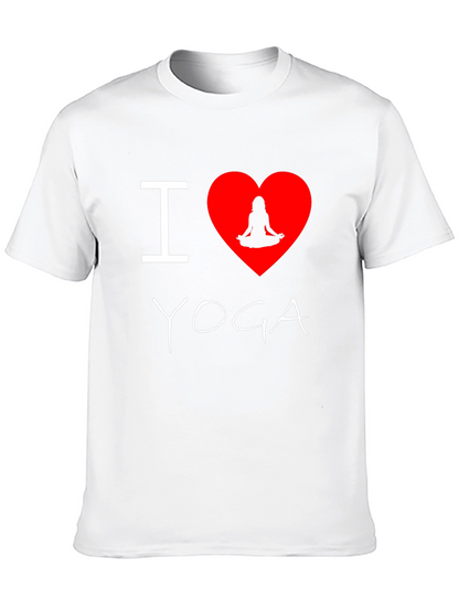 Camiseta Negra Amo Yoga para Hombre