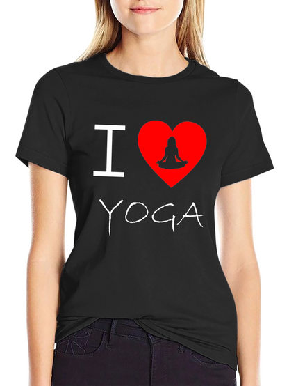 Camiseta Negra Amo Yoga para Hombre