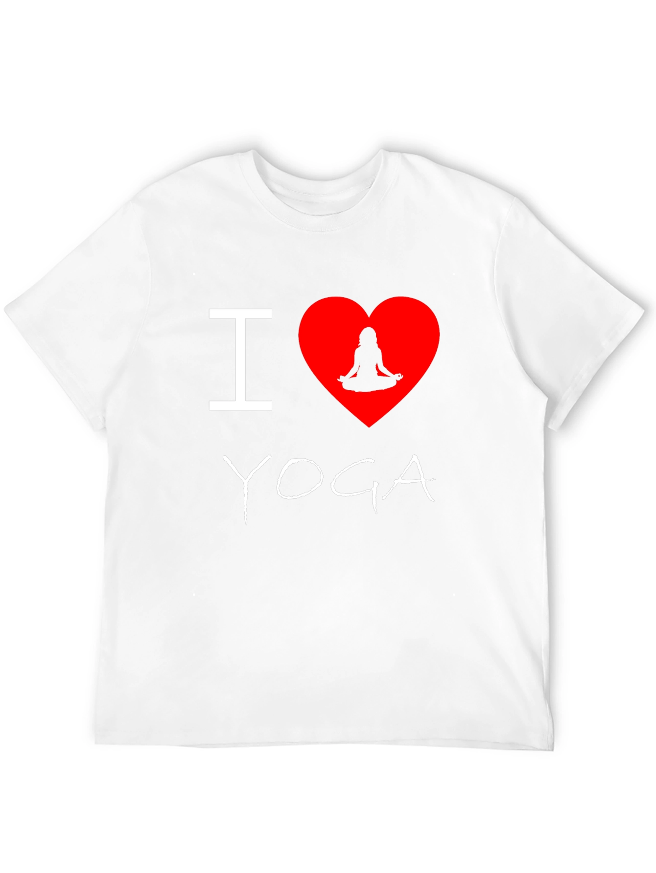 Camiseta Negra Amo Yoga para Hombre