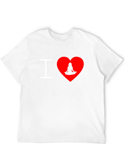 Camiseta Negra Amo Yoga para Hombre