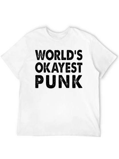 Camiseta Negra: Worlds Okayest Punk