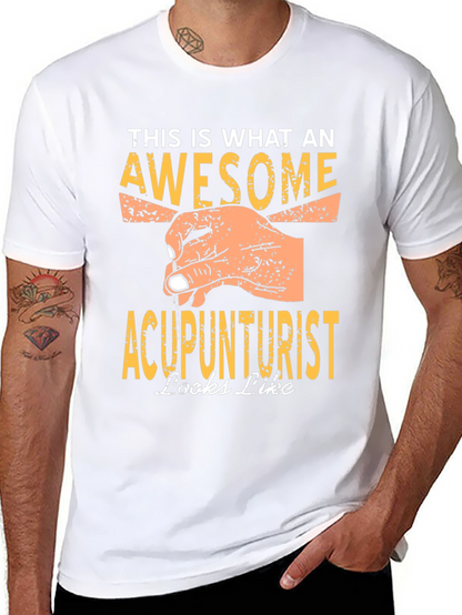 Camiseta Negra Acupunturista Impresionante