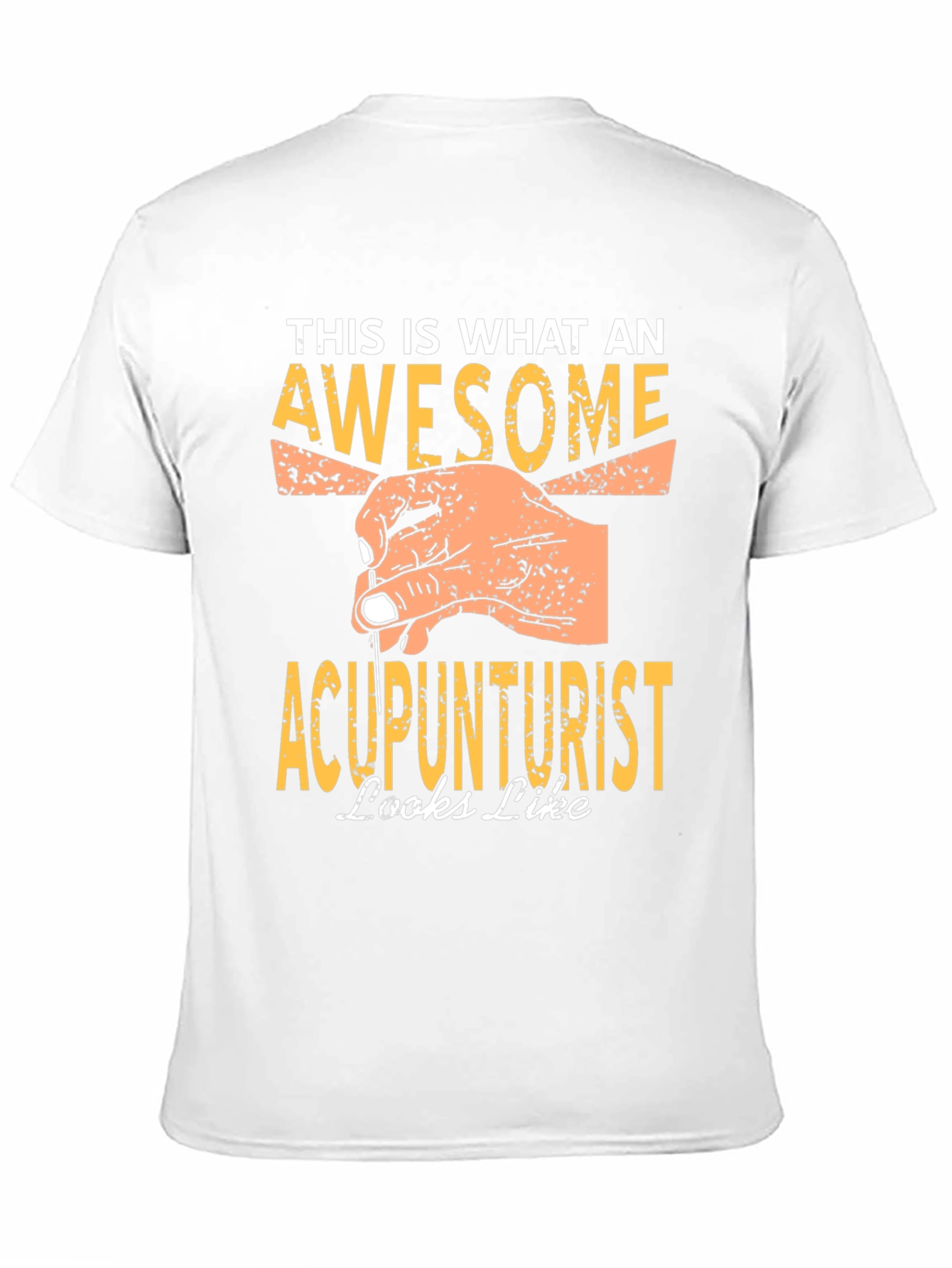 Camiseta Negra Acupunturista Impresionante