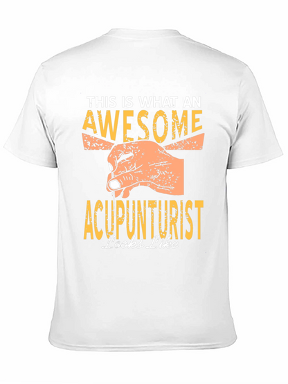 Camiseta Negra Acupunturista Impresionante