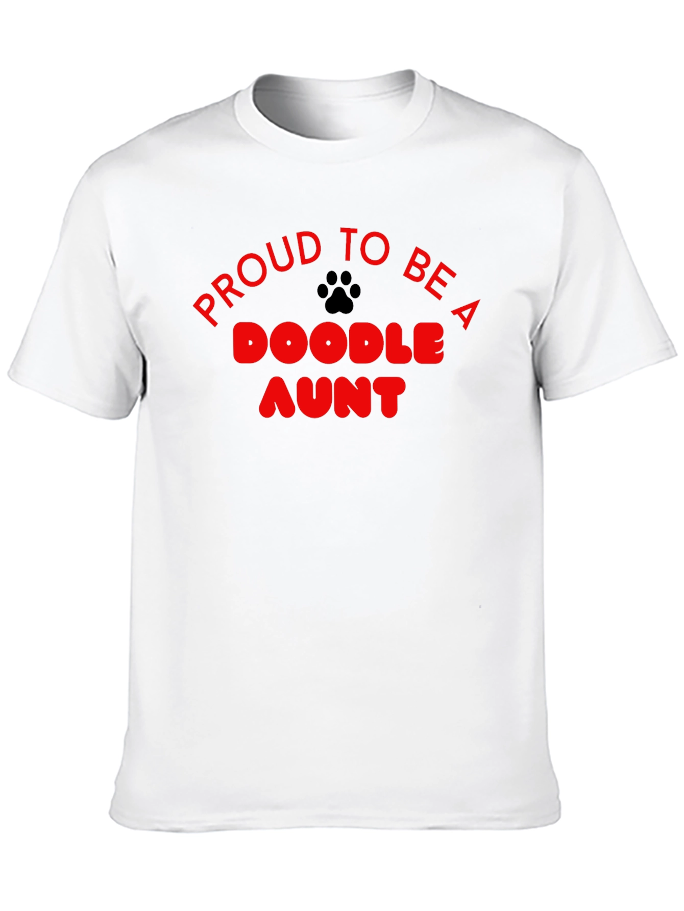 Camiseta Negra Proud to be a Doodle Aunt