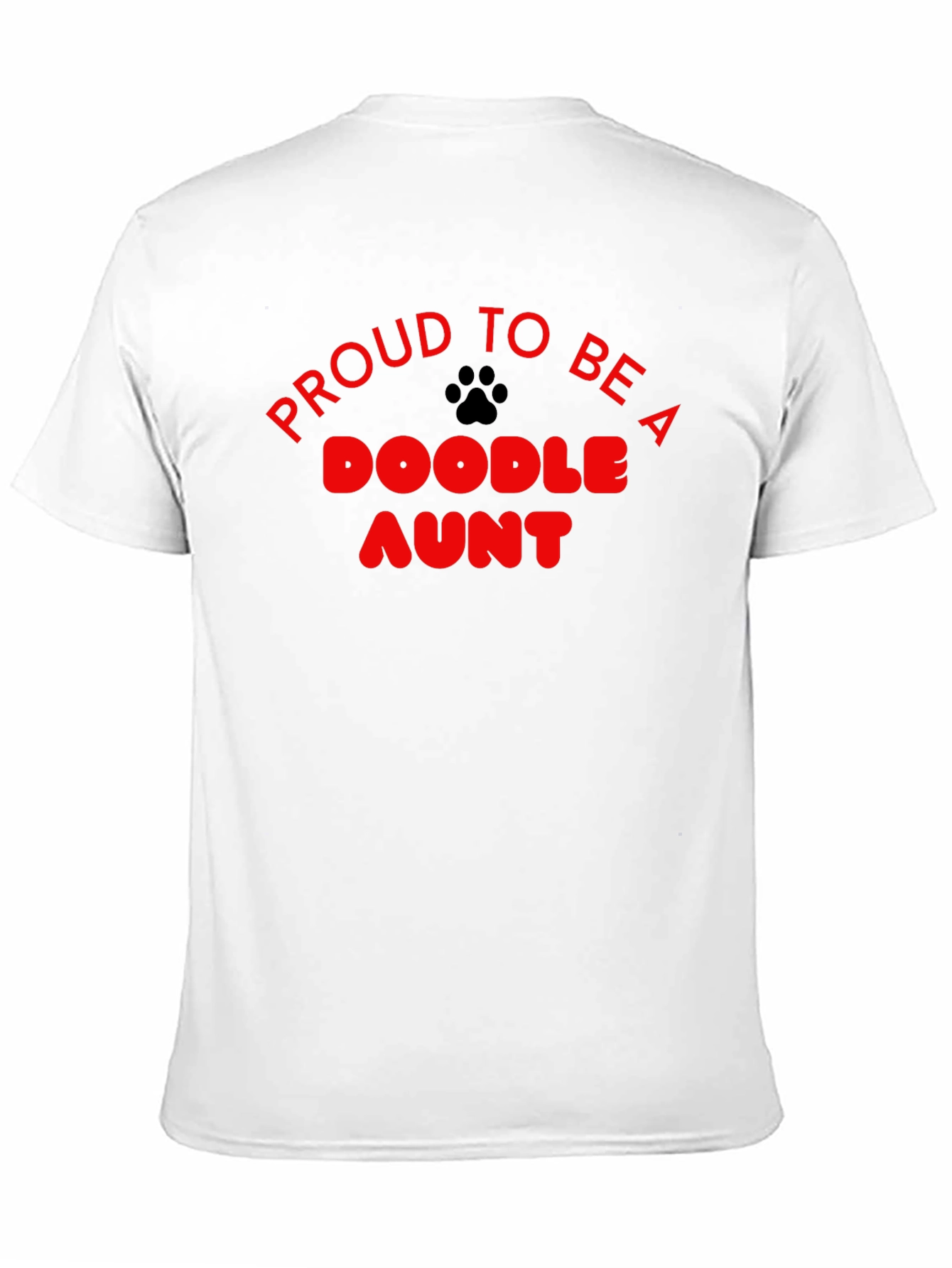 Camiseta Negra Proud to be a Doodle Aunt