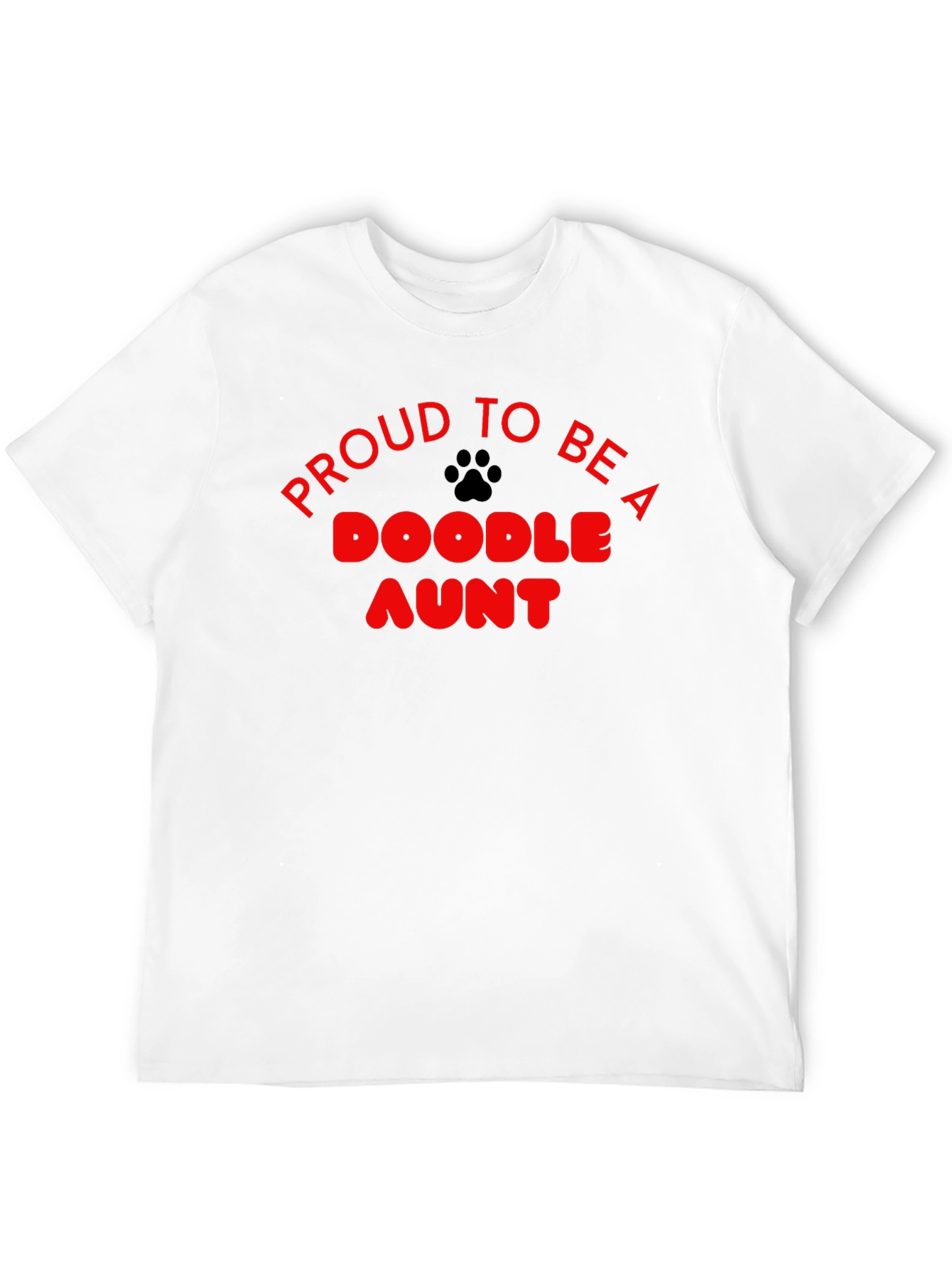 Camiseta Negra Proud to be a Doodle Aunt