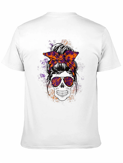 Camiseta Cráneo con Cinta Tie-Dye