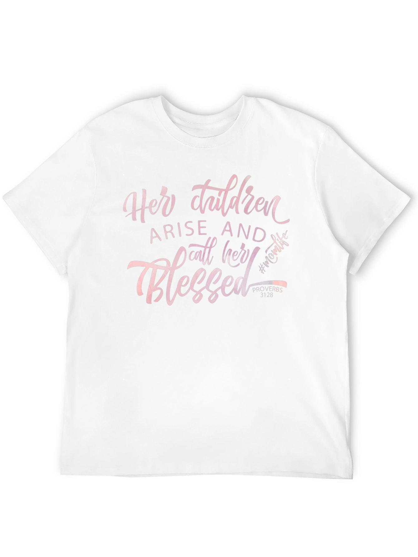 Camiseta Negra con Diseño Her Children Blessed