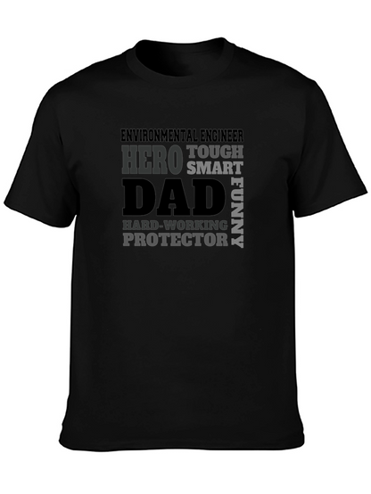 Camiseta para Papá Ingeniero Ambiental - Héroe Divertido