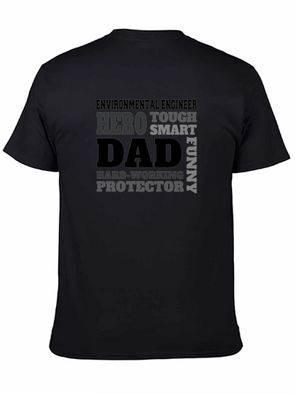 Camiseta para Papá Ingeniero Ambiental - Héroe Divertido