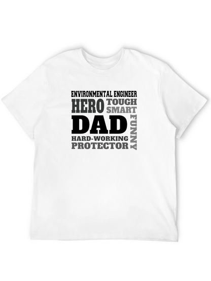 Camiseta para Papá Ingeniero Ambiental - Héroe Divertido