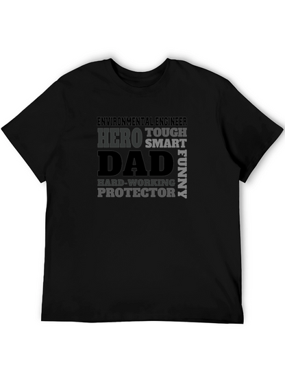 Camiseta para Papá Ingeniero Ambiental - Héroe Divertido
