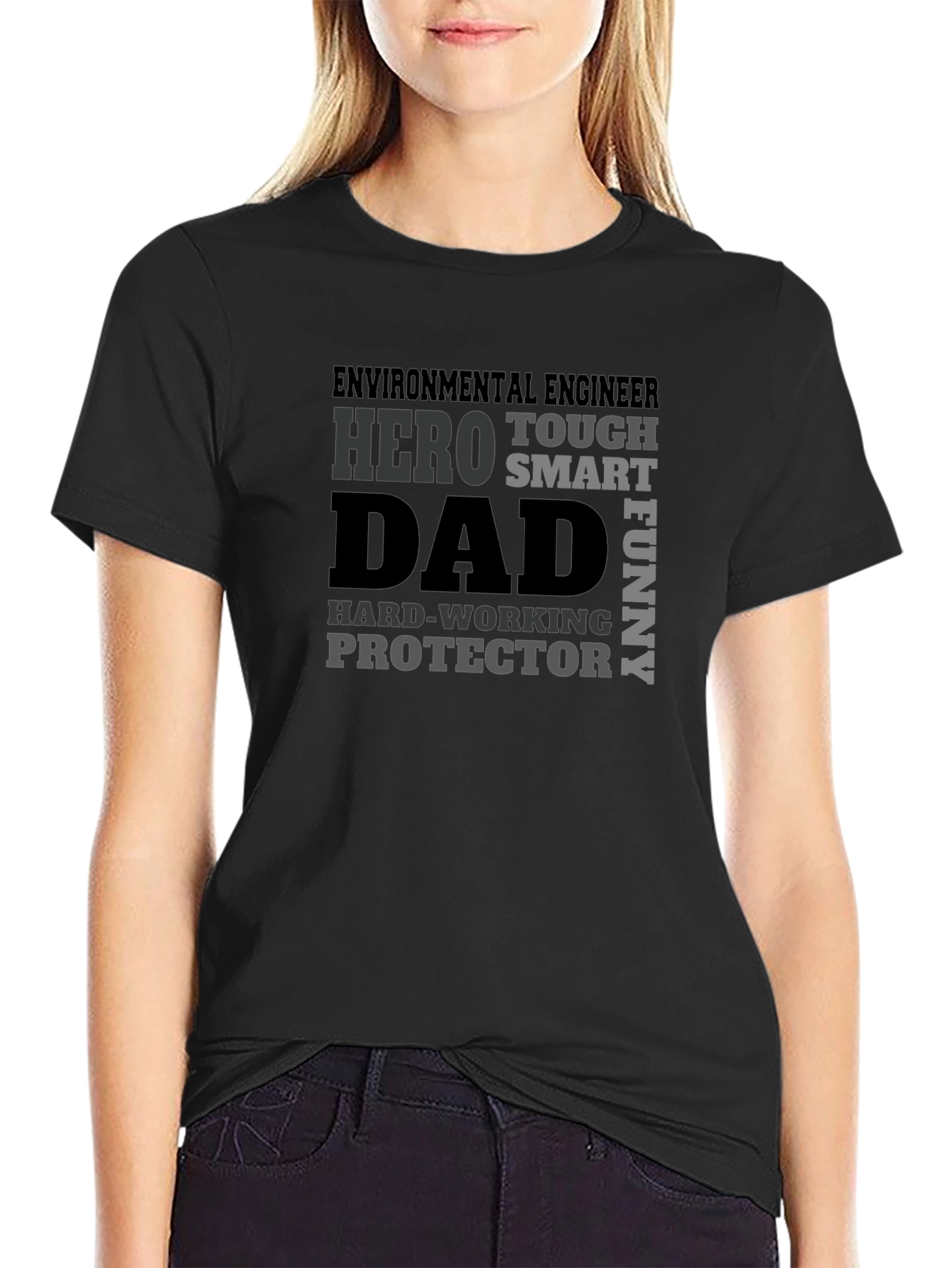 Camiseta para Papá Ingeniero Ambiental - Héroe Divertido