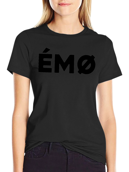 Camiseta Negra ÉMØ Casual