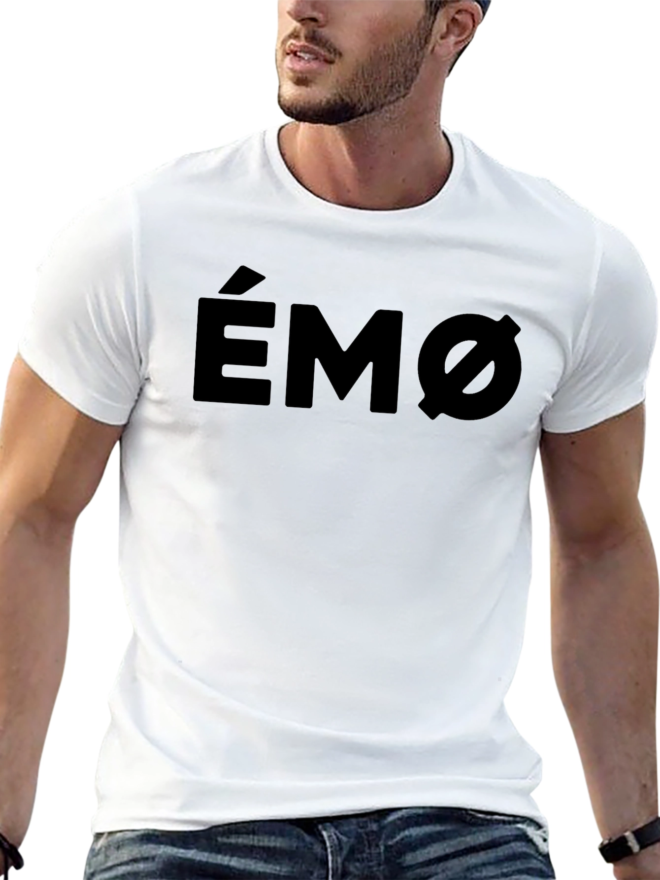 Camiseta Negra ÉMØ Casual