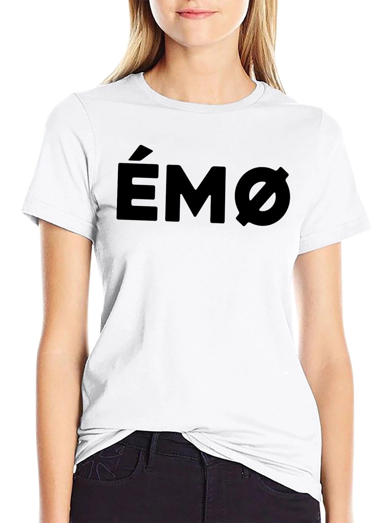 Camiseta Negra ÉMØ Casual
