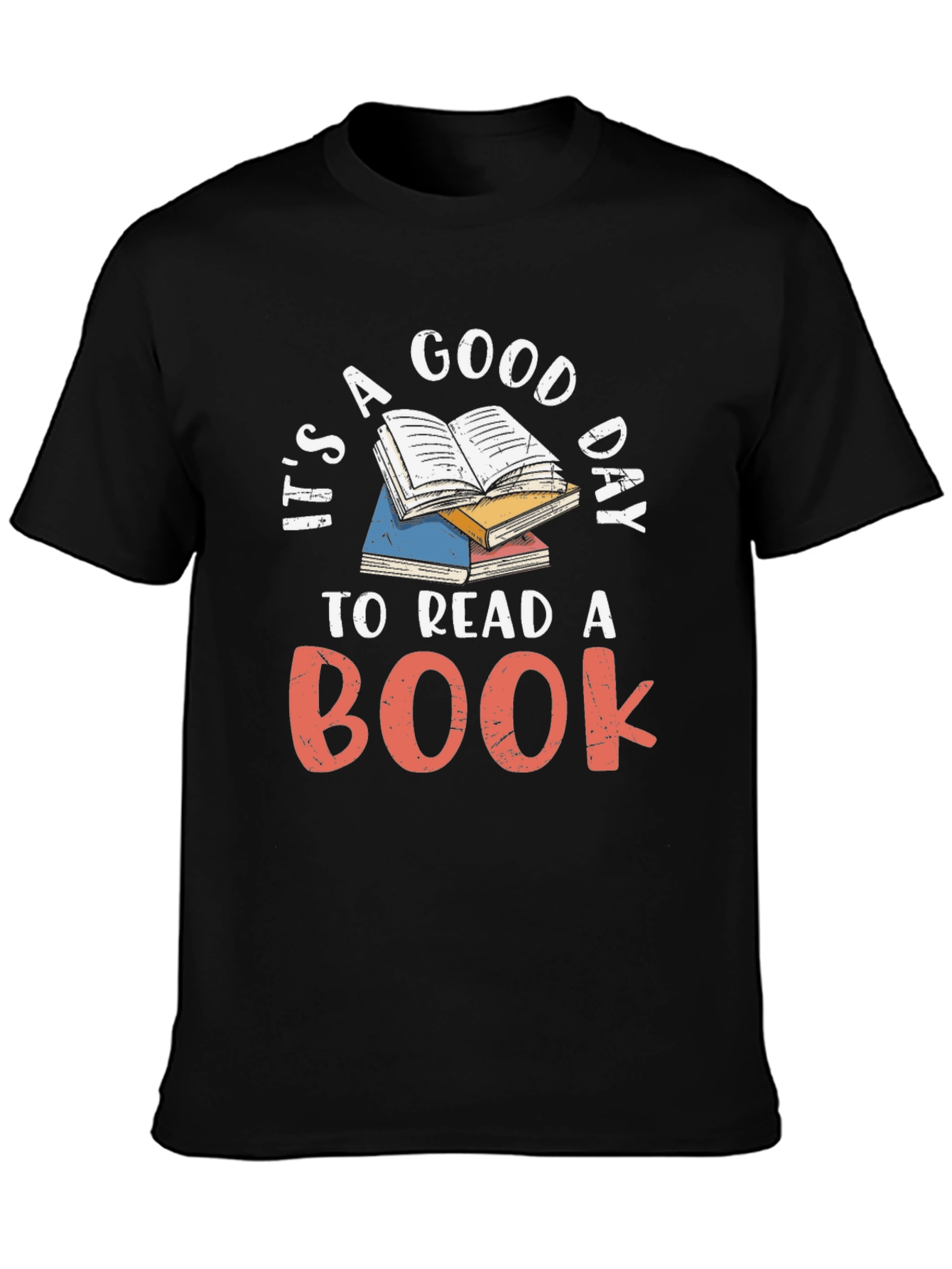 Camiseta Negra Es un buen día para leer