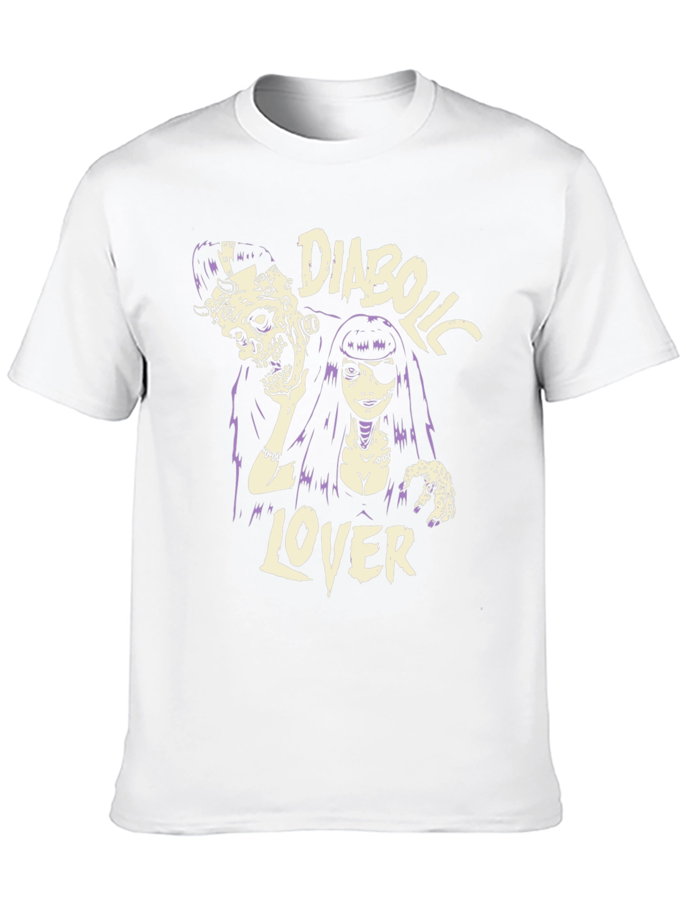 Camiseta Negra Diabolic Lover - Estilo Gótico