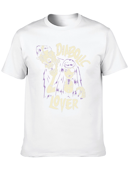 Camiseta Negra Diabolic Lover - Estilo Gótico