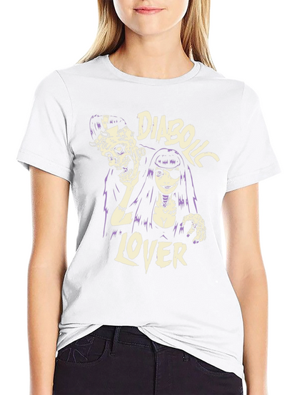 Camiseta Negra Diabolic Lover - Estilo Gótico