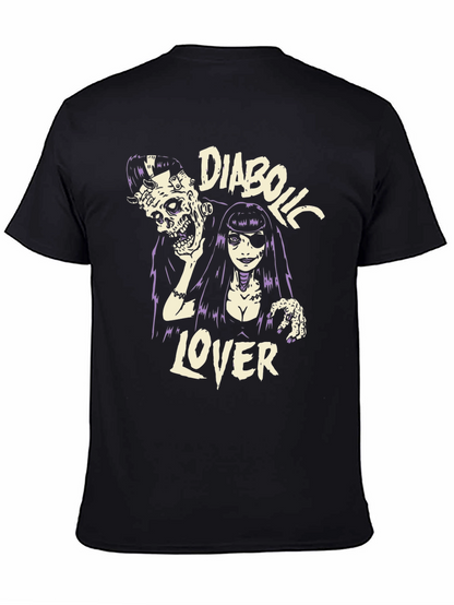 Camiseta Negra Diabolic Lover - Estilo Gótico