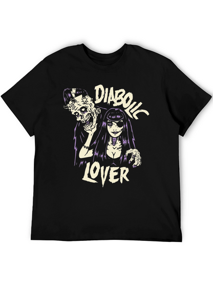 Camiseta Negra Diabolic Lover - Estilo Gótico