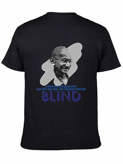 Camiseta Gandhi: Ojo por Ojo te Dejará Ciego
