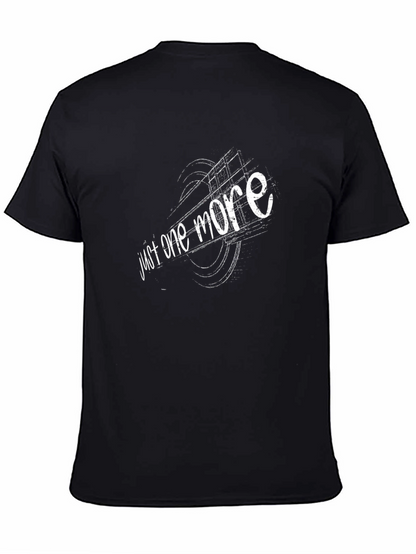 Camiseta Negra con Diseño Just One More