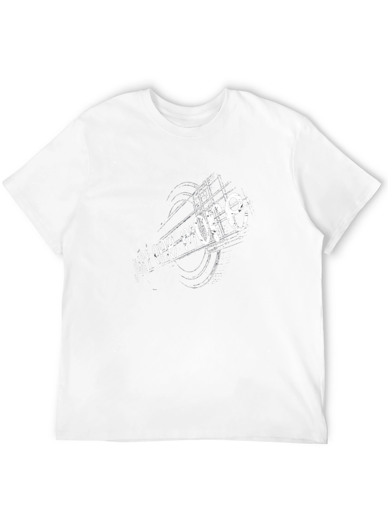 Camiseta Negra con Diseño Just One More