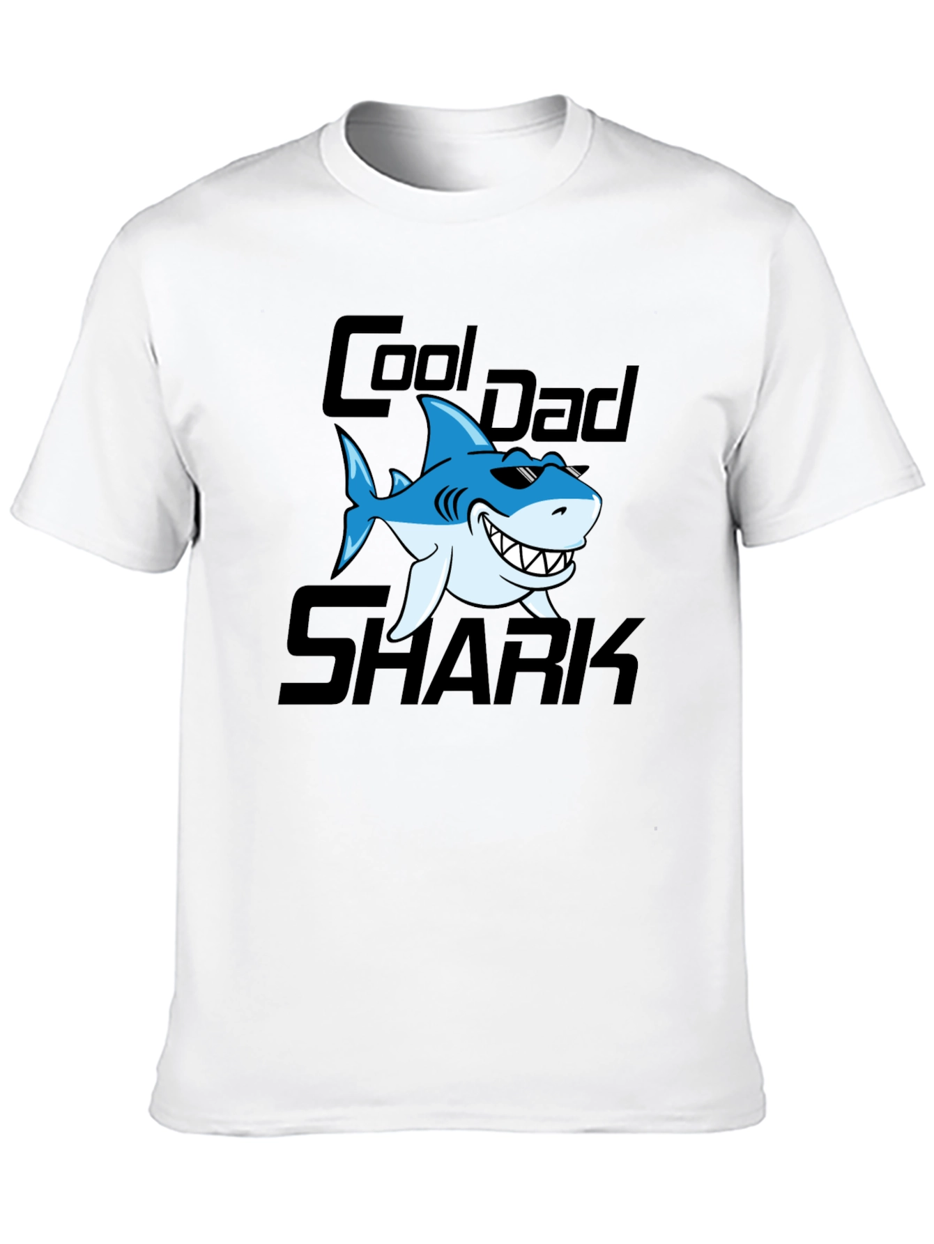 Camiseta Hombre Cool Dad Shark - Diseño Divertido