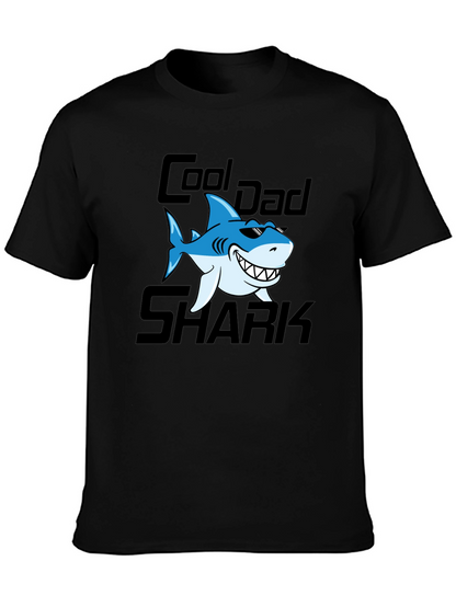 Camiseta Hombre Cool Dad Shark - Diseño Divertido