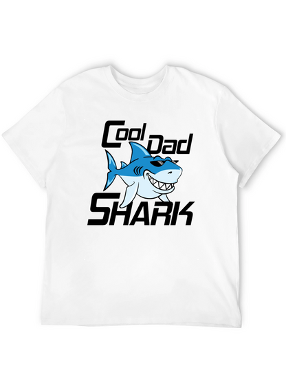 Camiseta Hombre Cool Dad Shark - Diseño Divertido