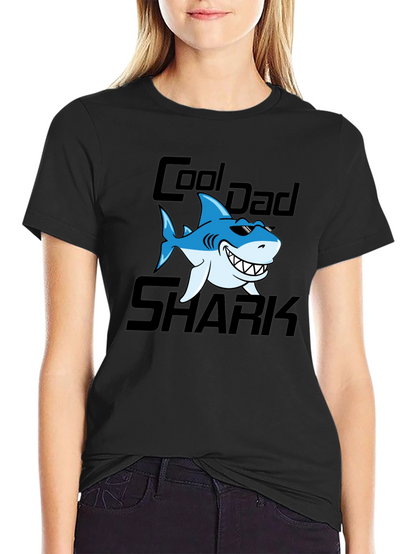 Camiseta Hombre Cool Dad Shark - Diseño Divertido