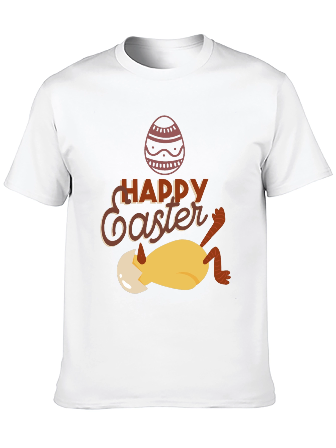 Camiseta Negra con Diseño de Pascua Divertido