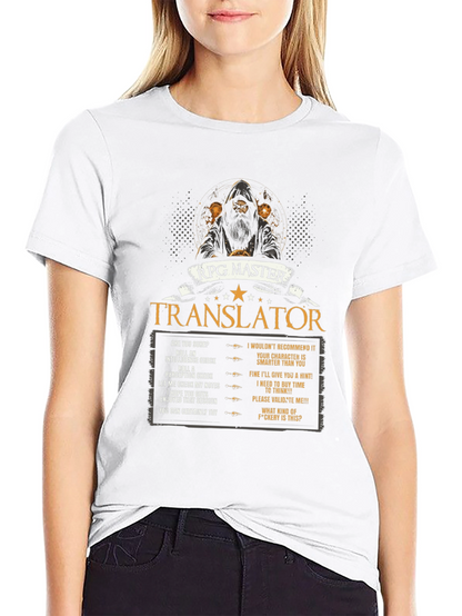 Camiseta RPG Master Translator
