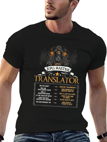 Camiseta RPG Master Translator