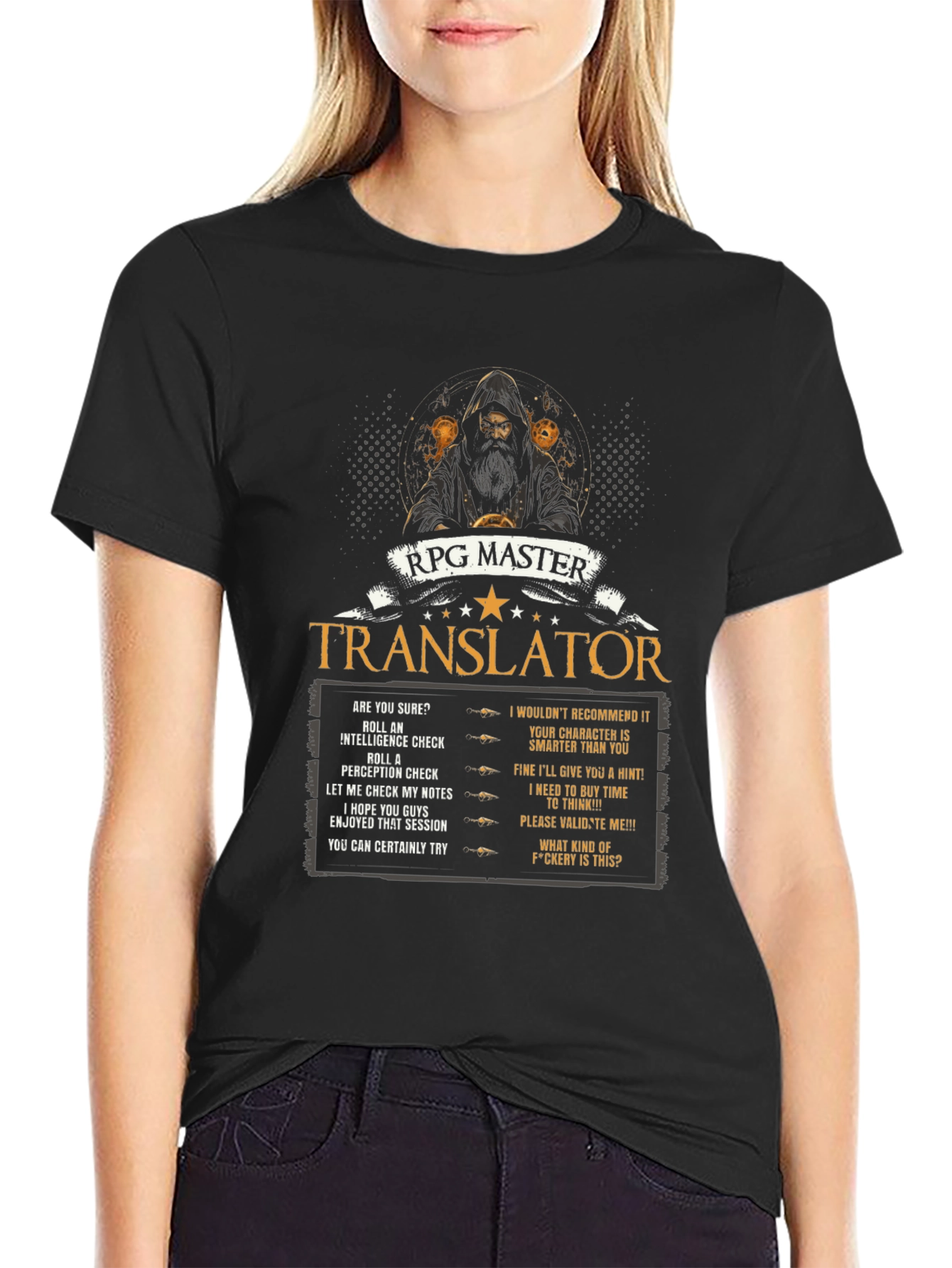 Camiseta RPG Master Translator