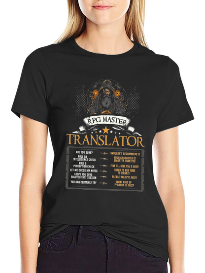 Camiseta RPG Master Translator