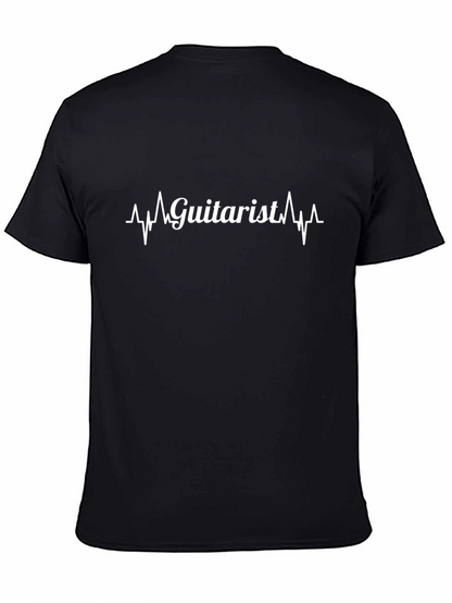 Camiseta Negra Guitarrista - Diseño Original