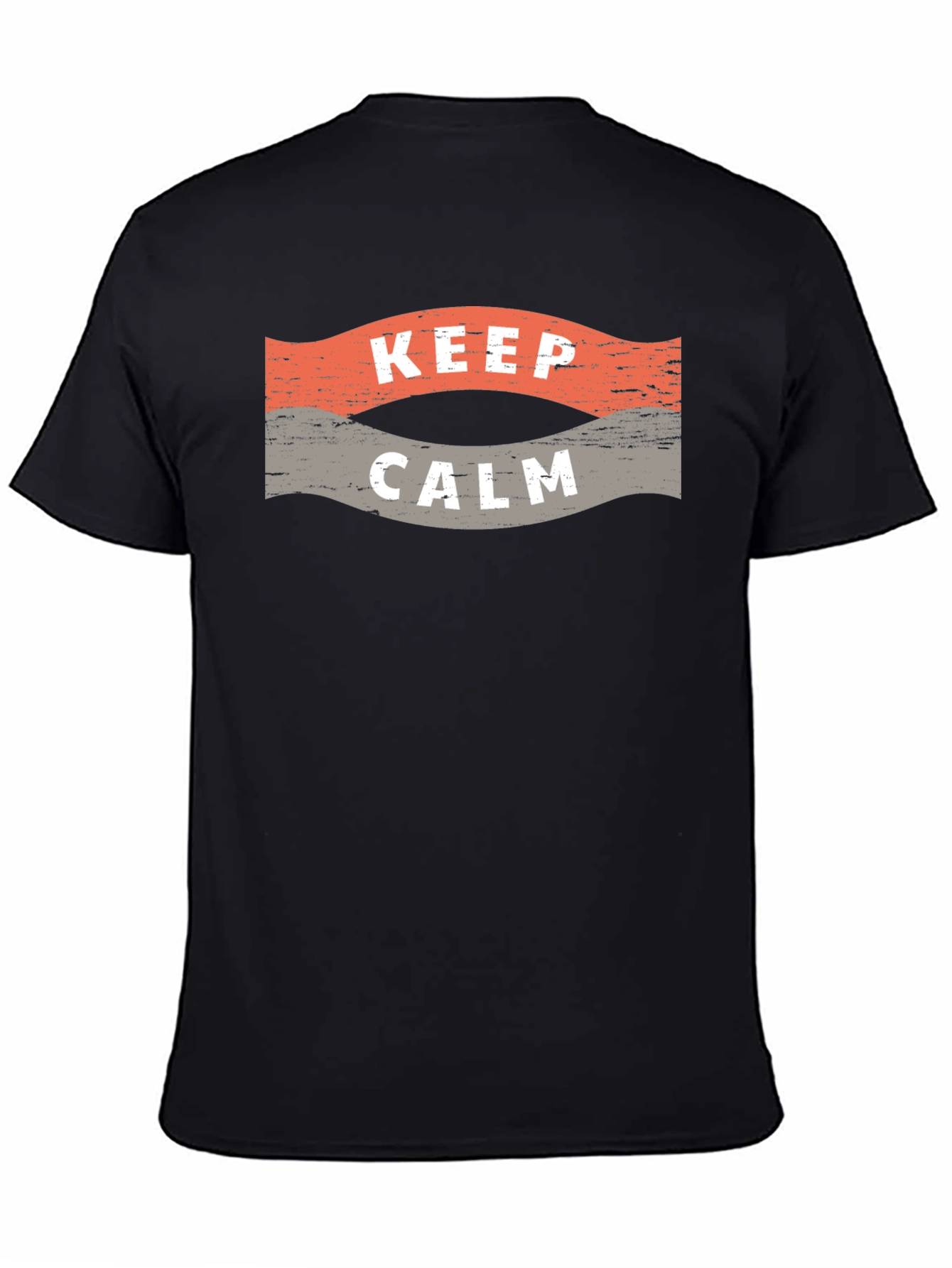 Camiseta Negra Hombre - Keep Calm