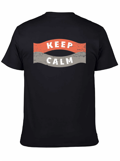 Camiseta Negra Hombre - Keep Calm