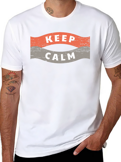 Camiseta Negra Hombre - Keep Calm