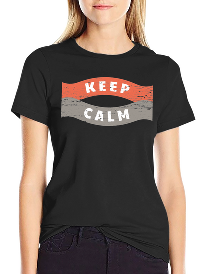 Camiseta Negra Hombre - Keep Calm
