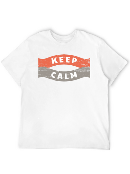 Camiseta Negra Hombre - Keep Calm