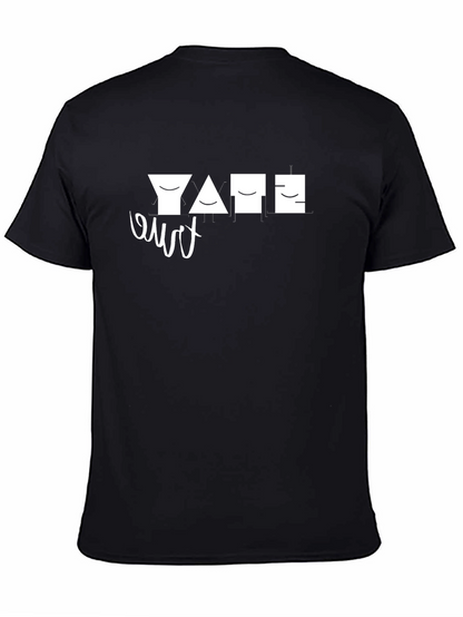 Camiseta Negra Diseño Geométrico YATE