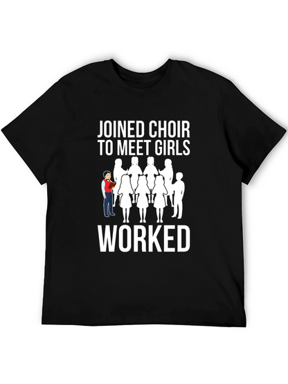 Camiseta Negra: Coro para Conocer Chicas
