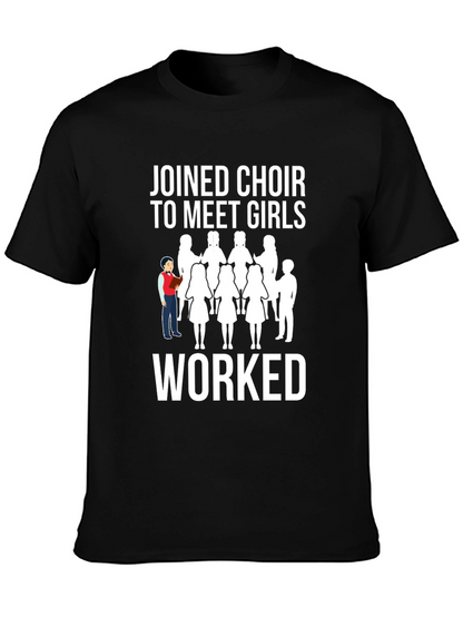Camiseta Negra: Coro para Conocer Chicas
