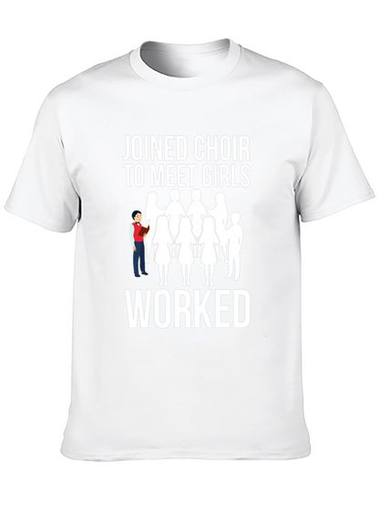 Camiseta Negra: Coro para Conocer Chicas